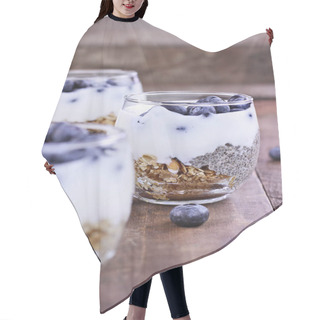 Personality  Kefir Yogurt And Chia Parfait Hair Cutting Cape