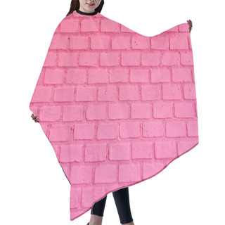 Personality  Pink Brick Wall Hair Cutting Cape