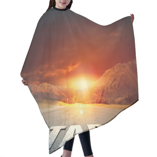 Personality  New Day New Life Hair Cutting Cape