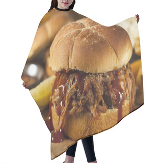 Personality  Barbeque Pulled Pork Sandwich Hair Cutting Cape