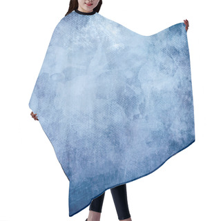 Personality  Grungy Blue Canvas Background Or Texture  Hair Cutting Cape