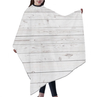 Personality  White Wood Hair Cutting Cape