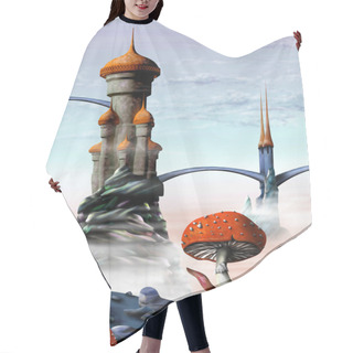 Personality  Legendary Castle Hair Cutting Cape