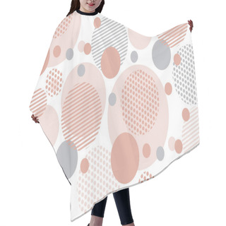 Personality  Naive Simple Geometric Seamless Pattern  Hair Cutting Cape