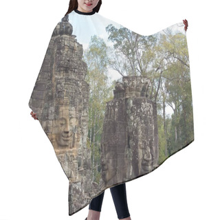Personality  Fragment Ancient Building Or Temple Hair Cutting Cape