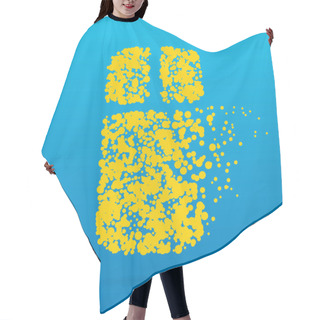 Personality  Creative Dot Icon Hair Cutting Cape