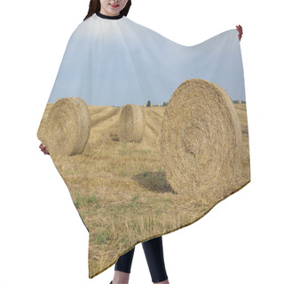 Personality  Haystacks In A Field Hair Cutting Cape