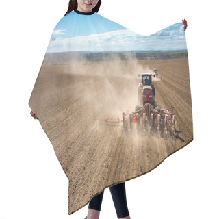 Personality  Aerial View Of The Field Hair Cutting Cape