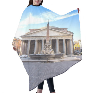 Personality  Ancient Roman Pantheon Temple, Front View - Rome, Italy Hair Cutting Cape