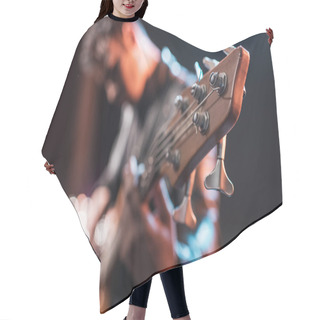 Personality  Electric Guitar Player Hair Cutting Cape