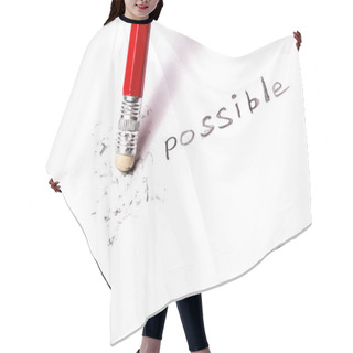 Personality  Changing The Word Impossible To Possible. Hair Cutting Cape