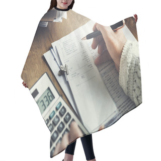 Personality  Person Writing Financial Budget Hair Cutting Cape