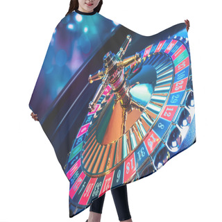 Personality  Roulette Wheel Background Hair Cutting Cape