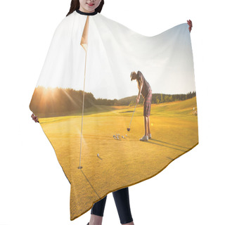 Personality  Male Golf Player Hair Cutting Cape