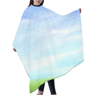 Personality  Clouds In The Sky Abstract Light Watercolor Background Hair Cutting Cape