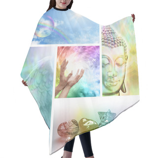 Personality  Holistic Healing Collage Hair Cutting Cape