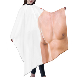 Personality  Muscular Male Torso Hair Cutting Cape