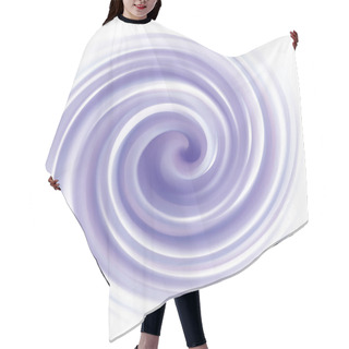 Personality  Vector Abstract Violet Swirl Background Hair Cutting Cape