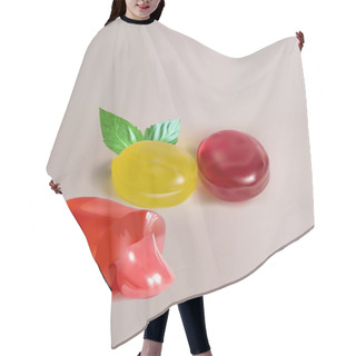 Personality  Sucking Candy Icon, Vector Object Isolated, Transparent Sucking A Lollipop Vitamin Candy Cough Sweet In The Wrapper Stuffed With Mint, Liquid Filling Hair Cutting Cape