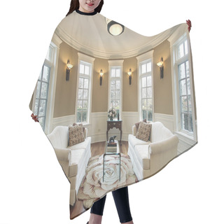 Personality  Living Room With Lighting Scones Hair Cutting Cape