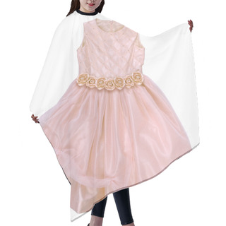 Personality  Pink Dress With Roses Hair Cutting Cape