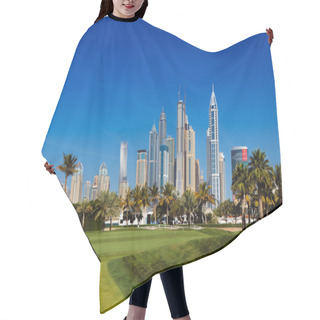 Personality  A Cityscape View Of Dubai Marina In United Arab Emirates Hair Cutting Cape
