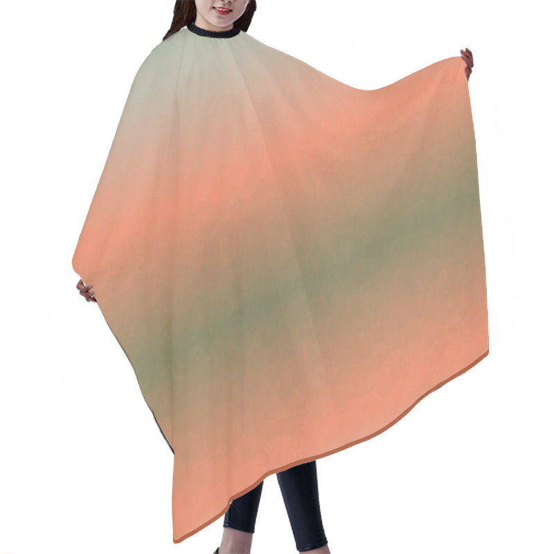 Personality  abstract multicolored background with poly pattern hair cutting cape