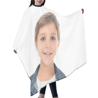 Personality  Smiling Little Boy Hair Cutting Cape