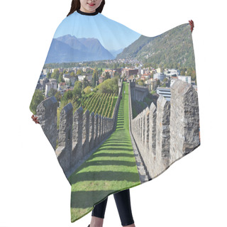 Personality  Ancient Fortifications In Bellinzona Hair Cutting Cape