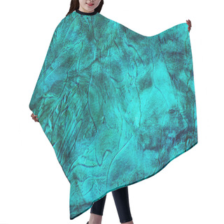 Personality  Turquoise Wall Hair Cutting Cape