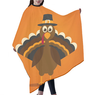 Personality  Happy Thanksgiving Design Hair Cutting Cape