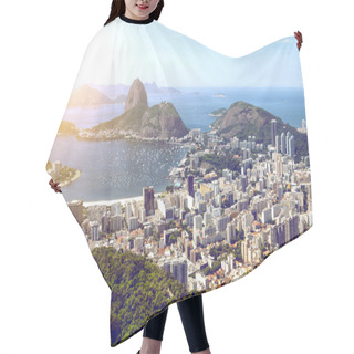 Personality  View Of The Rio De Janeiro And Pao De Acucar. Brazi Hair Cutting Cape