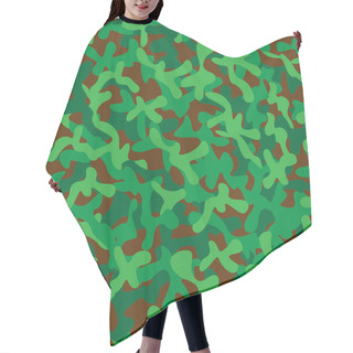 Personality  Wood Camouflage Texture Hair Cutting Cape
