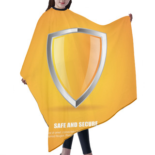 Personality  Shield Icon Hair Cutting Cape