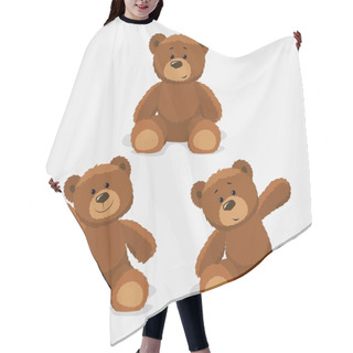 Personality  Teddy Bears Set Hair Cutting Cape