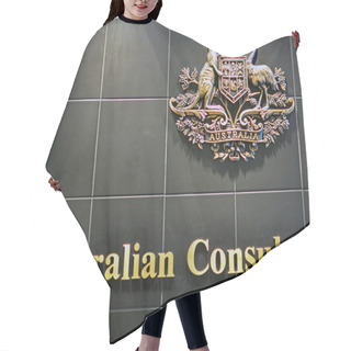 Personality  Australian Coat Of Arms Hair Cutting Cape