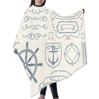 Personality  Nautical Decoration Set Hair Cutting Cape