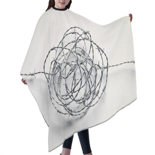Personality  Tangle Of Barbed Wire Hair Cutting Cape