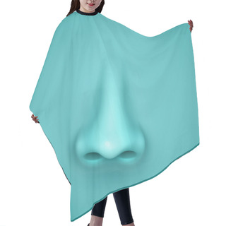 Personality  Background With Nose Hair Cutting Cape