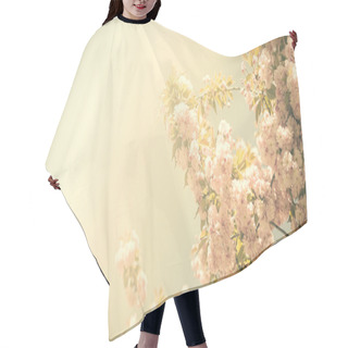 Personality  Vintage Flowers Hair Cutting Cape