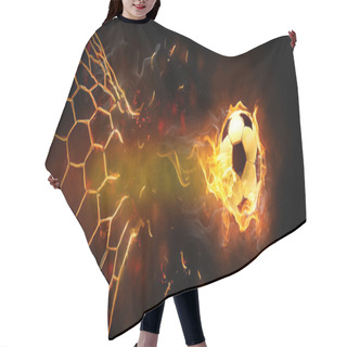 Personality  Flamy Symbol Hair Cutting Cape