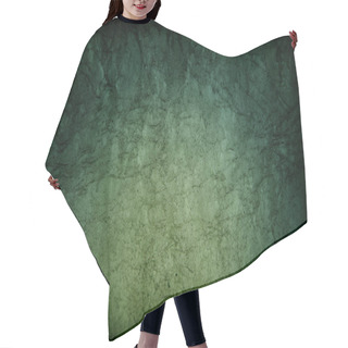 Personality  Abstract Dark Green Color Texture Background With Radial Gradient Hair Cutting Cape