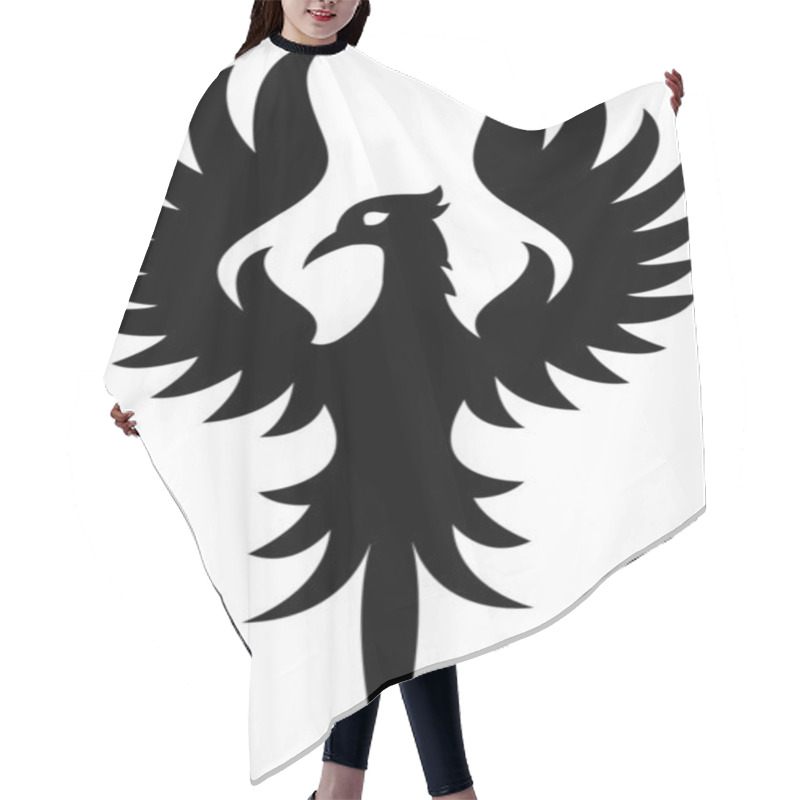 Personality  Phoenix Bird Tattoo Hair Cutting Cape