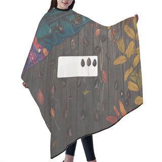 Personality  Dried Autumn Leaves Hair Cutting Cape