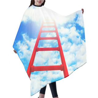Personality  Success Red Ladder   Hair Cutting Cape