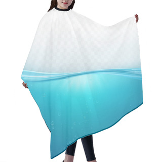Personality  Water Wave Surface, Liquid Ocean Or Sea Underwater Hair Cutting Cape