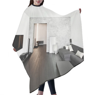 Personality  Modern Minimalism Style Drawing-room Interior Hair Cutting Cape