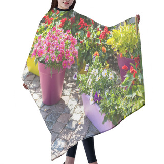 Personality  Flower Pots Hair Cutting Cape