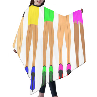 Personality  Standing In Line Hair Cutting Cape