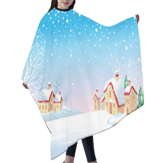 Personality  Winter Morning Hair Cutting Cape